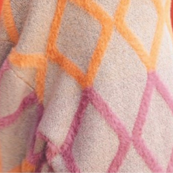 KORI Diamond Pattern Plush Coatigan Sweater - Picture 8 of 10